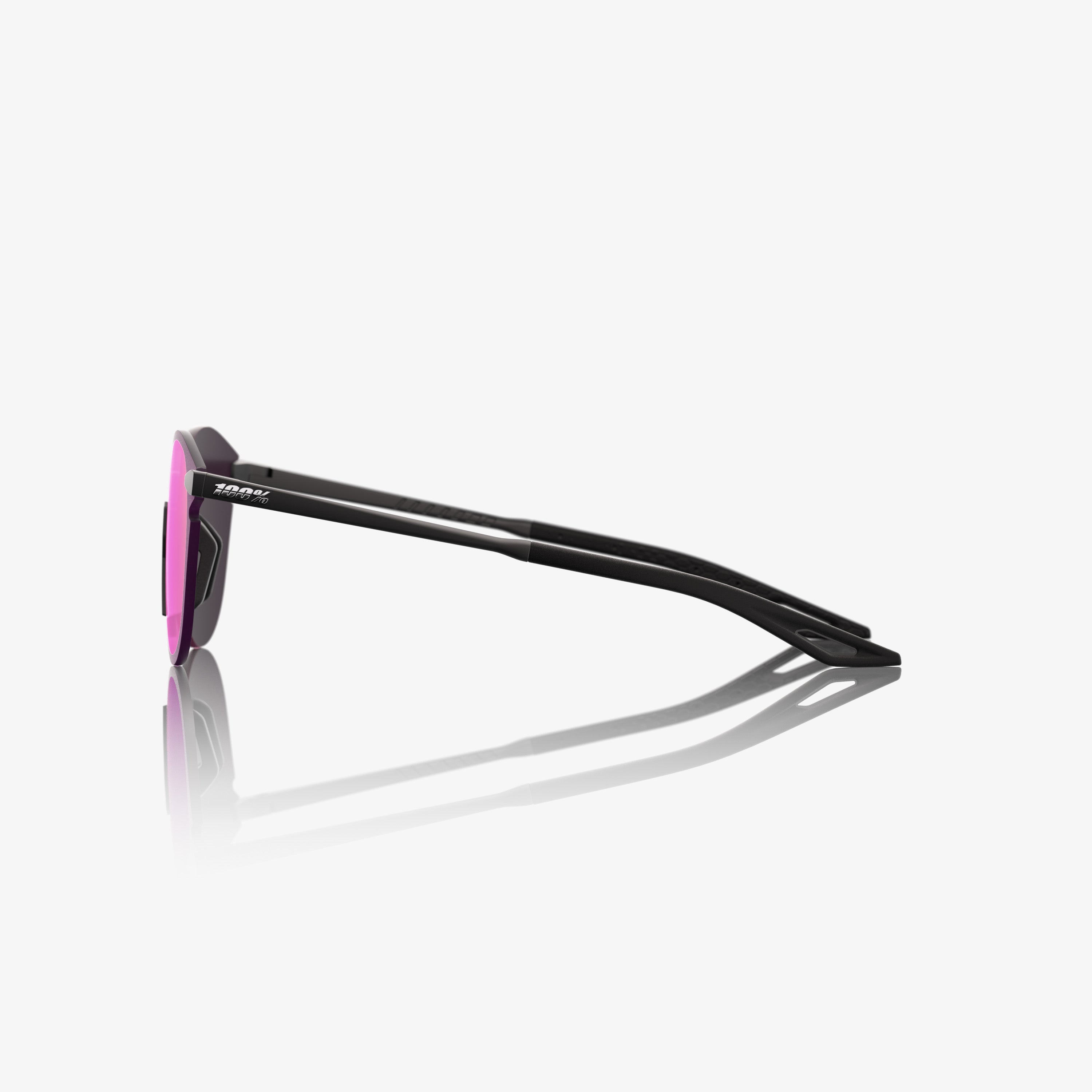 100-legere-round-sonnenbrille-soft-tact-black-purple-mirror image 3