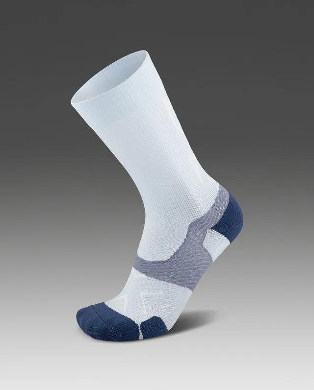 2xu-vectr-light-cushion-crew-socken-halogen-blue-stone image 1