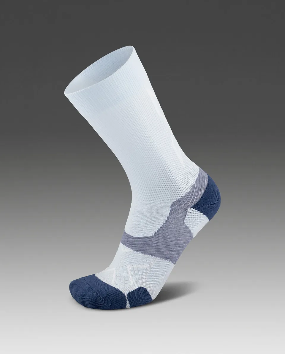 2xu-vectr-light-cushion-crew-socken-halogen-blue-stone image 1