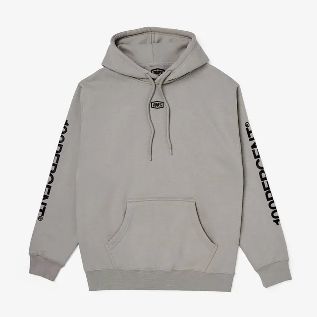 100-roots-pullover-hoodie-fleece-stone-unisex image 1