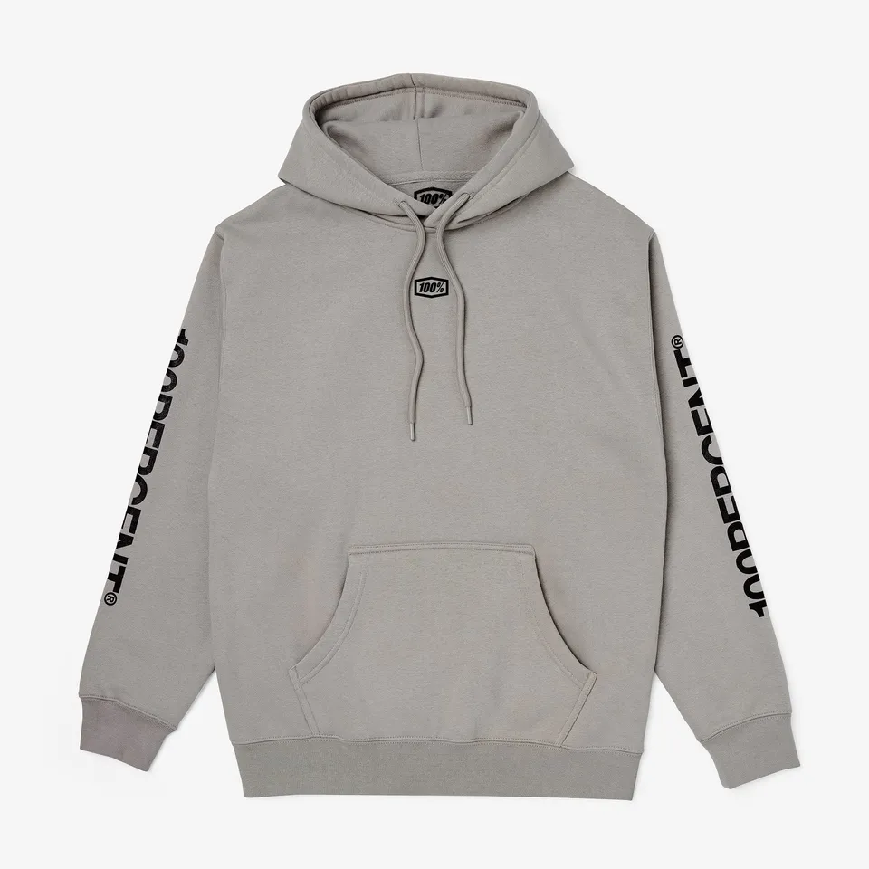 100-roots-pullover-hoodie-fleece-stone-unisex image 1