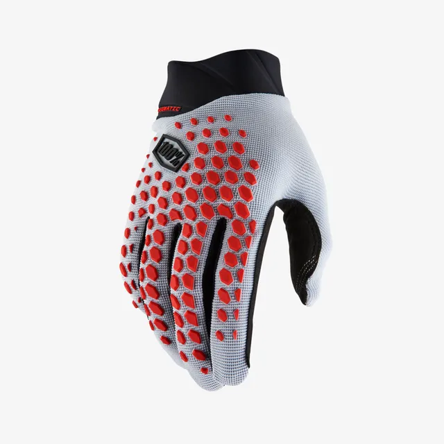 100-geomatic-mtb-handschuhe-grau-rot-touchscreen image 1
