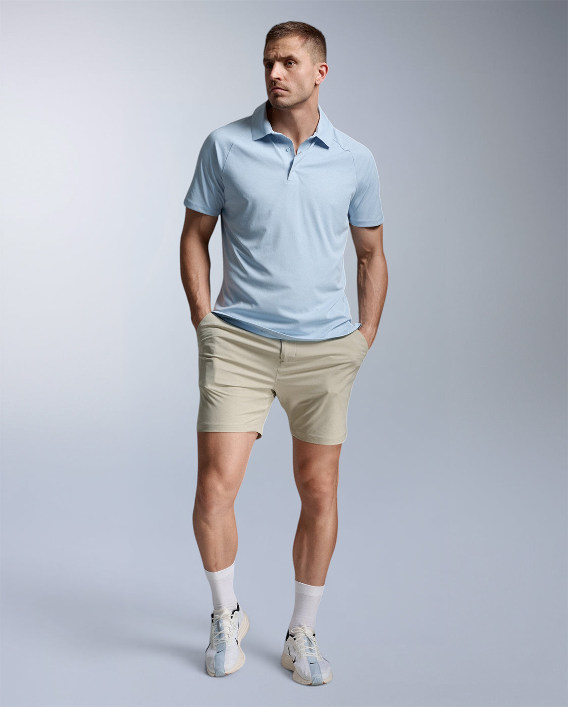 2xu-signature-hybrid-shorts-herren-pebble image 2