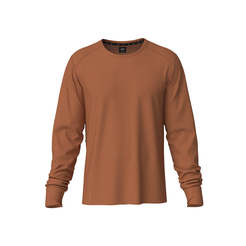 ciele-m-fstlongsleeves-laufshirt-canyon-herren-braun image 1