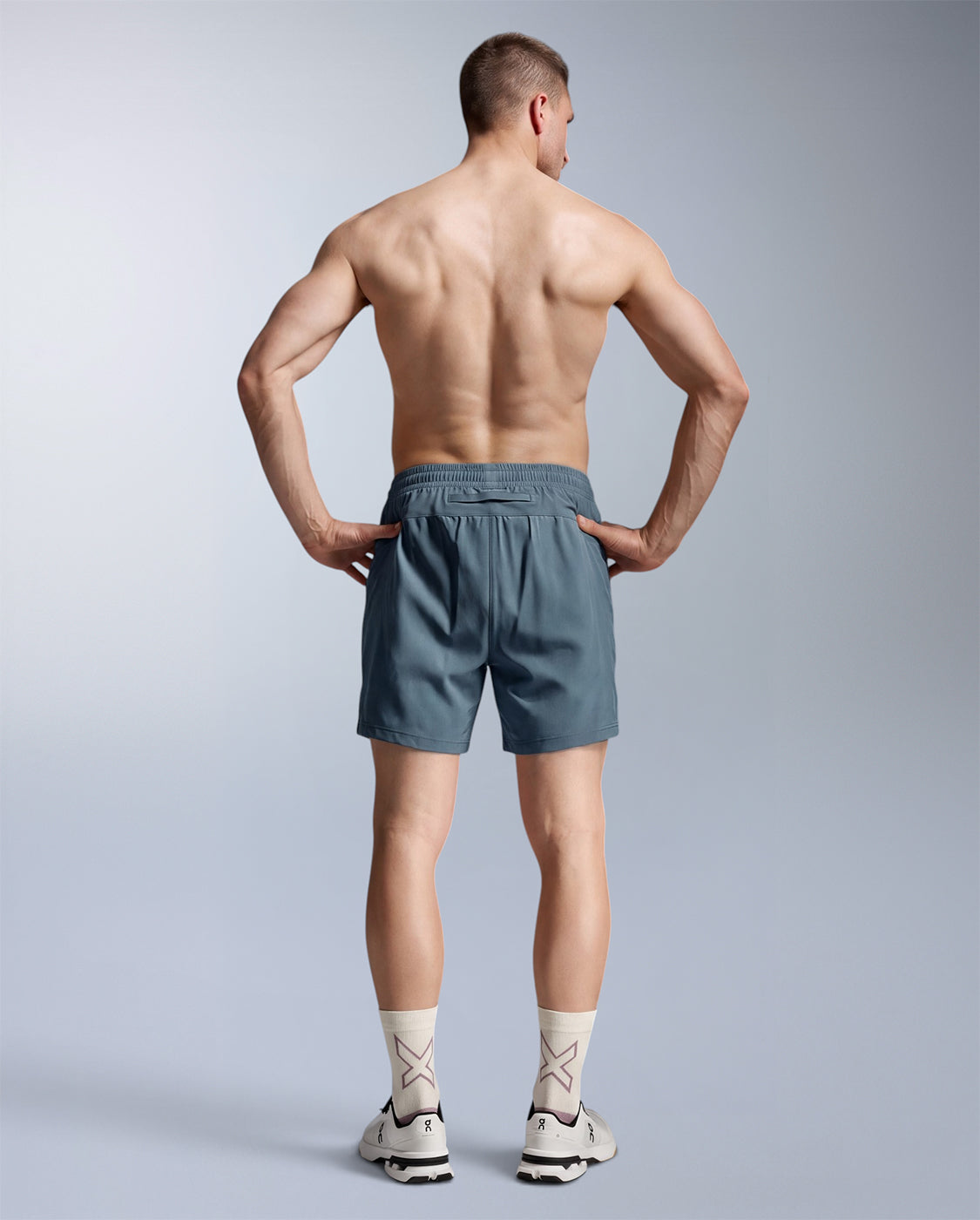 2xu-aero-7-inch-shorts-herren-blue-shade-reflektierend image 5
