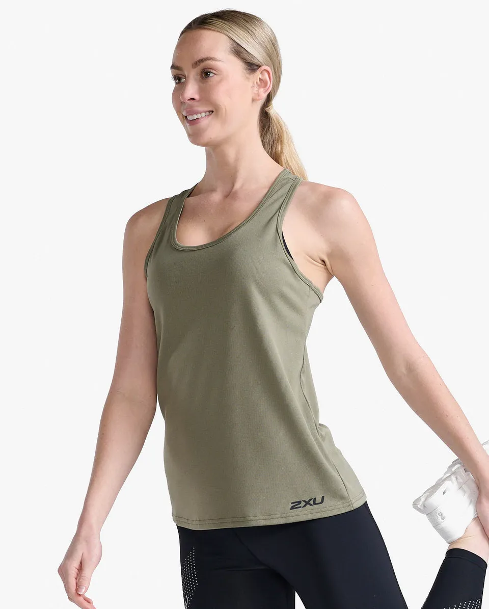 2xu-motion-aspire-singlet-top-damen-alpine-black-schnelltrocknend image 1