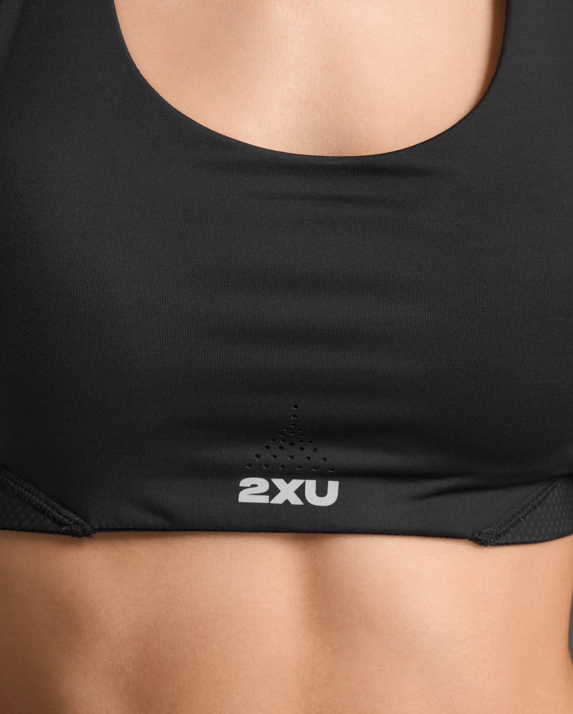2xu-aero-mesh-medium-impact-bra-sport-bh-schwarz-damen image 6