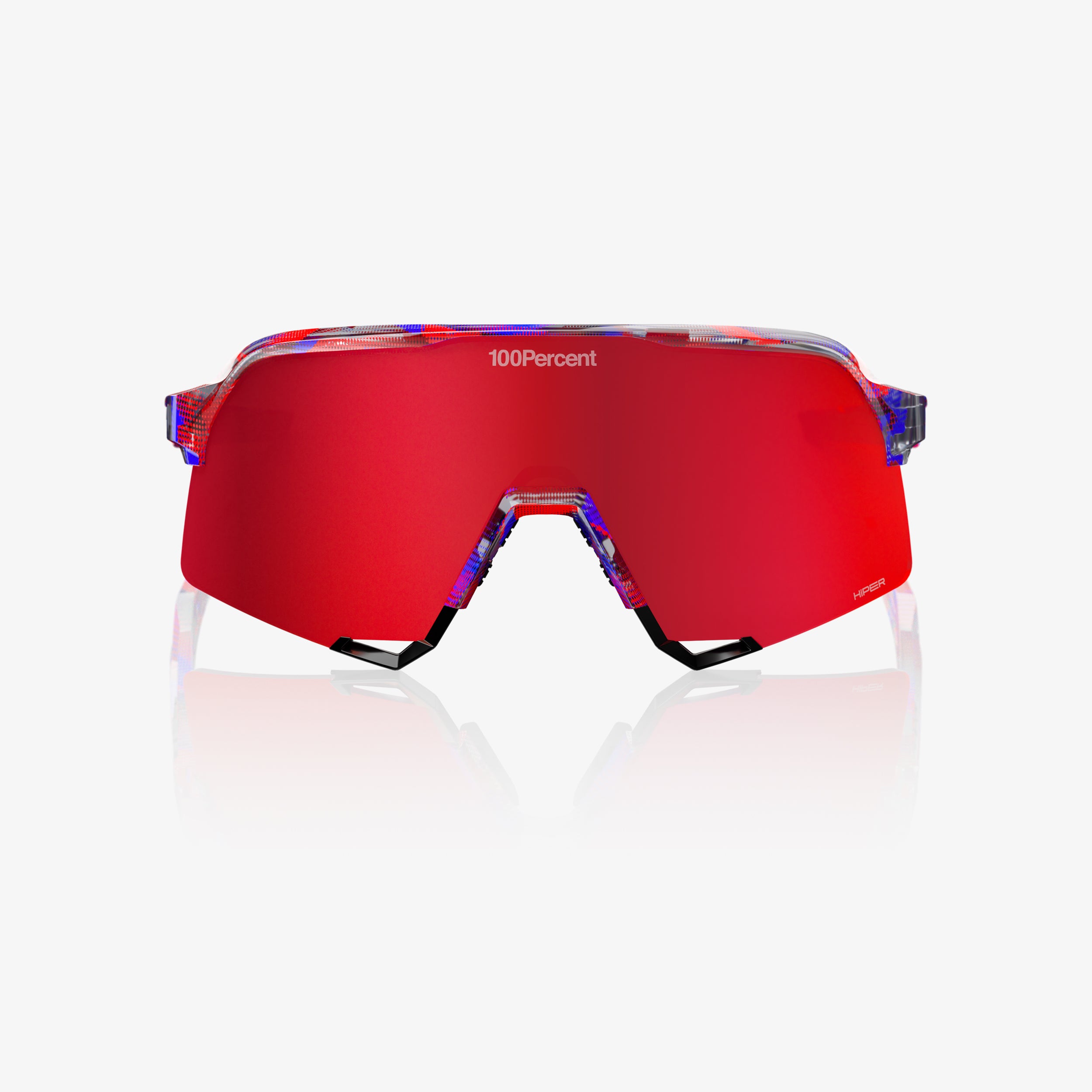 100-s3-le-fdj-sportbrille-translucent-hiper-fire-red image 2