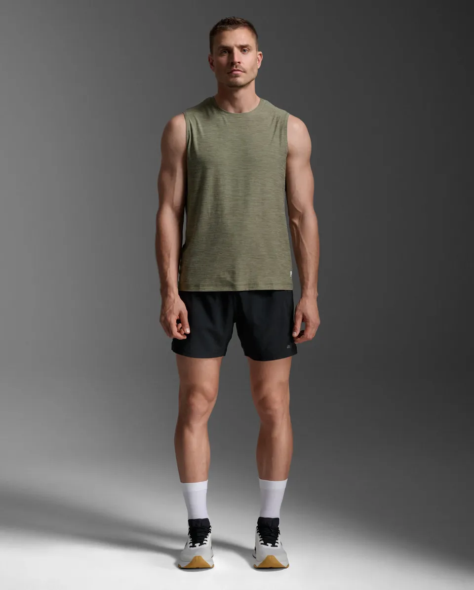 2xu-signature-tank-top-herren-hunter-green-jersey image 1