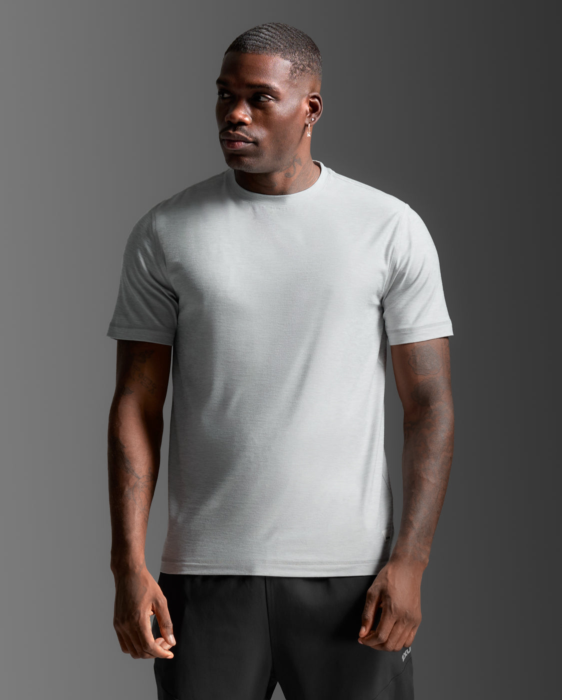 2xu-signature-tee-t-shirt-herren-harbor-mist-schnelltrocknend image 5