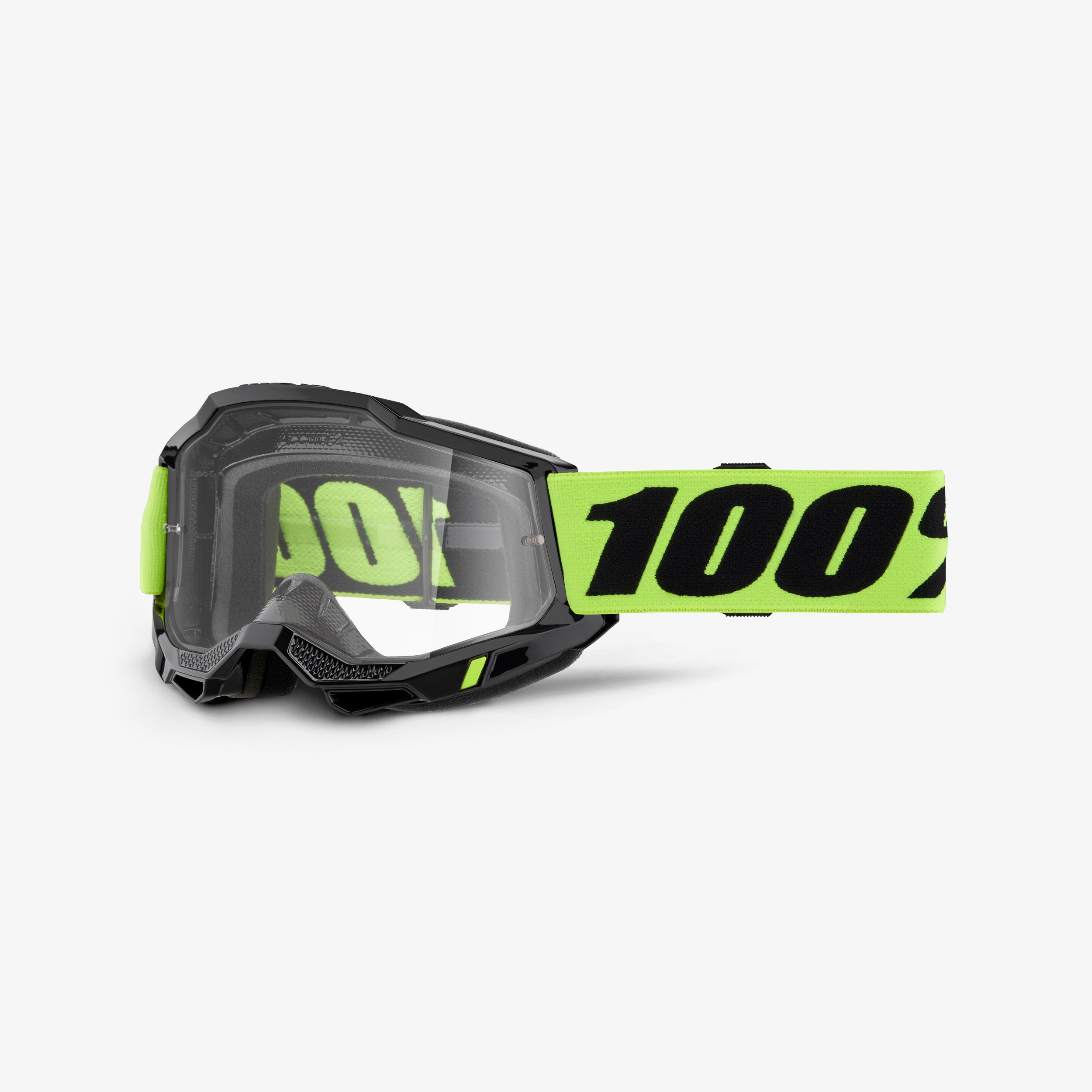 100-accuri-2-otg-motocross-brille-neon-yellow-clear-lens image 1