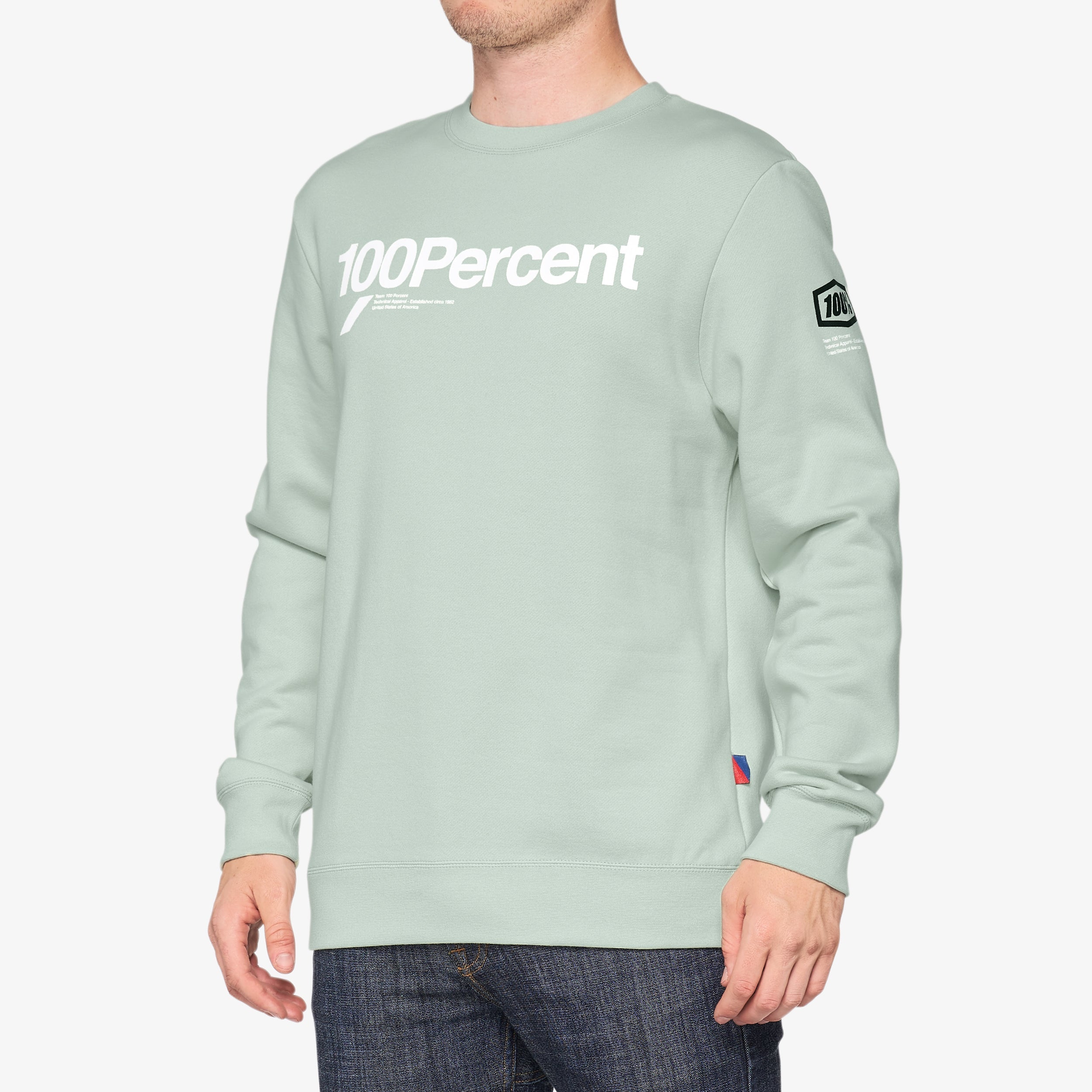 100-manifesto-sweatshirt-pale-aqua-gr-e-m image 1
