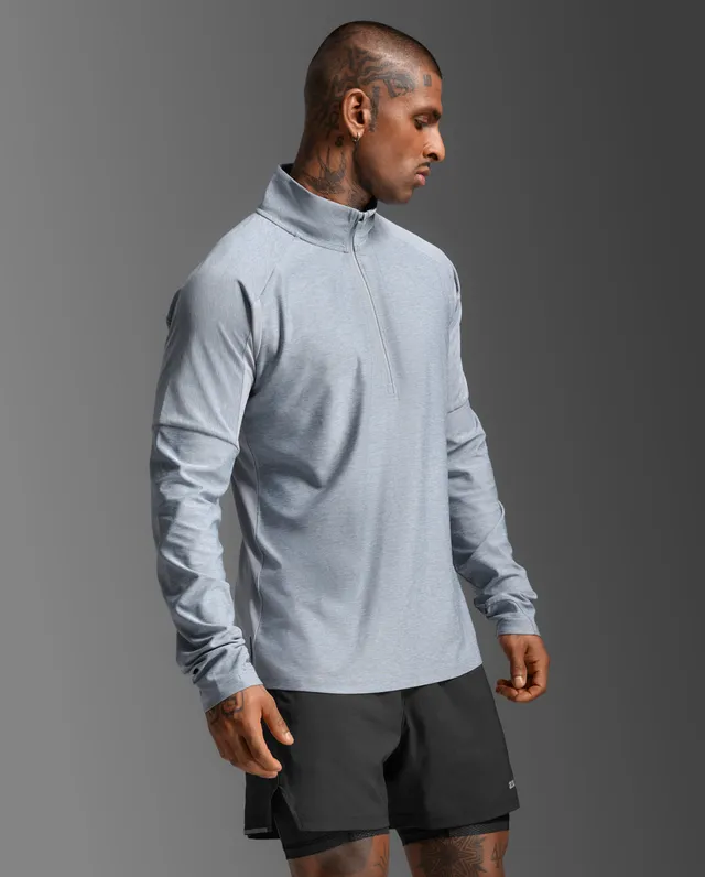 2xu-aero-1-2-zip-laufshirt-herren-weathervane-langarm image 1