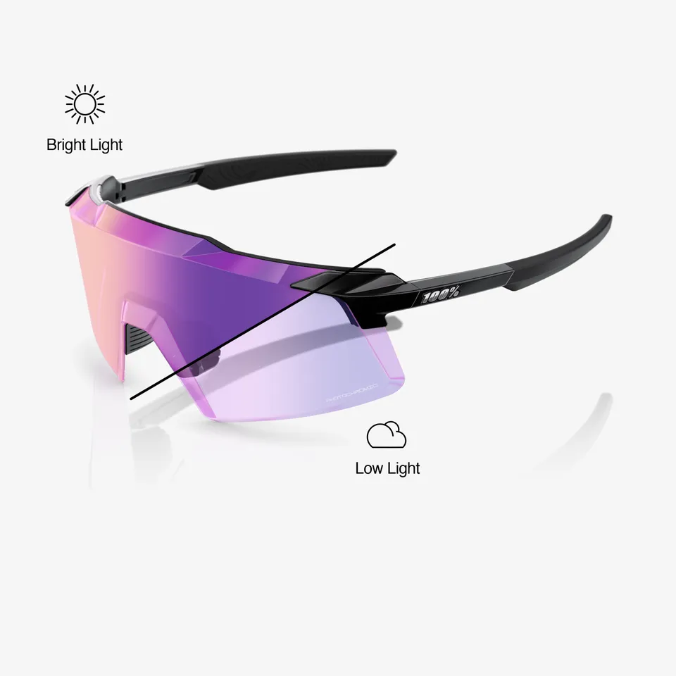 100-aerocraft-sport-sonnenbrille-schwarz-photochrom-purple-mirror image 1