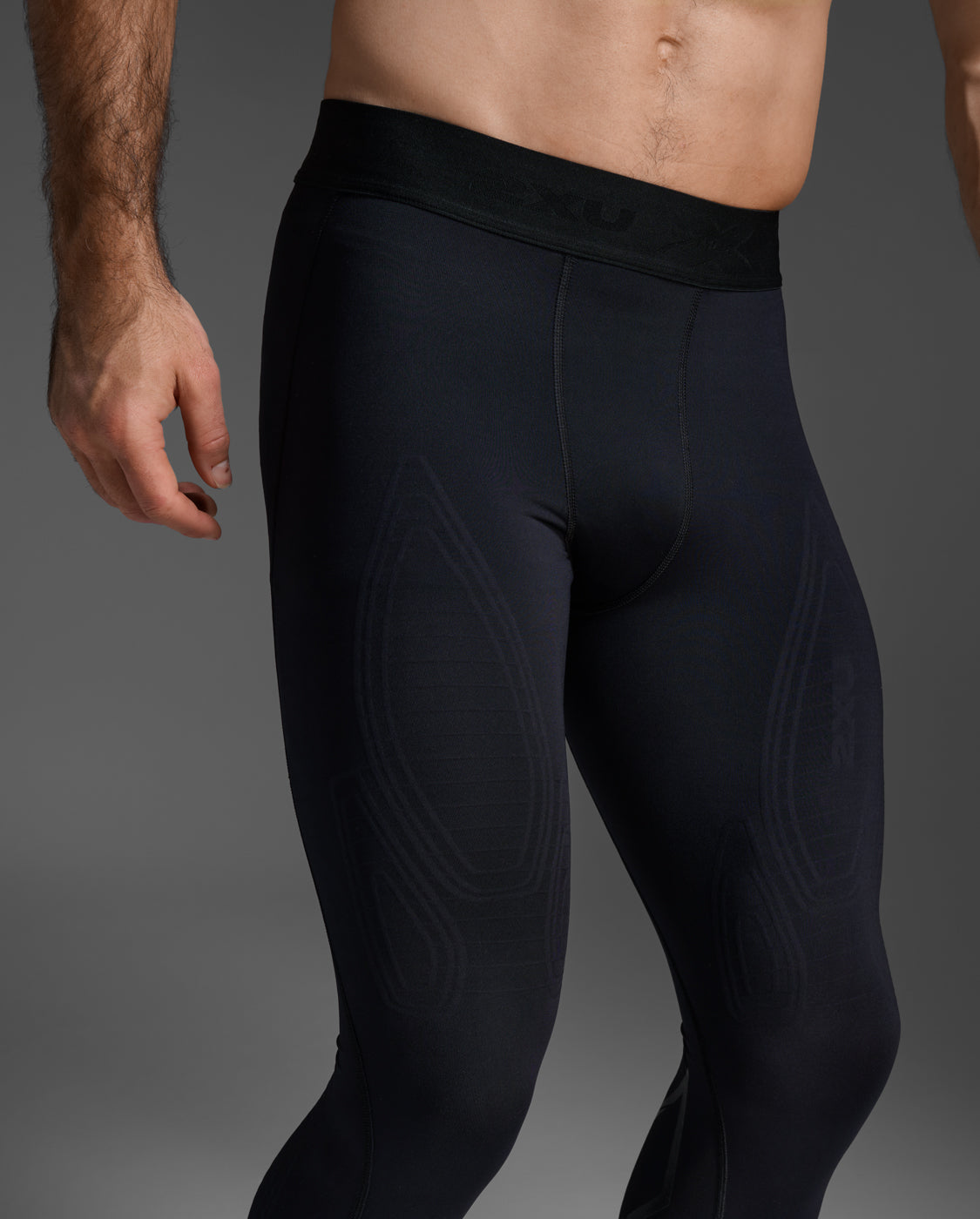 2xu-force-compression-tights-lauftight-herren-schwarz-mcs image 8
