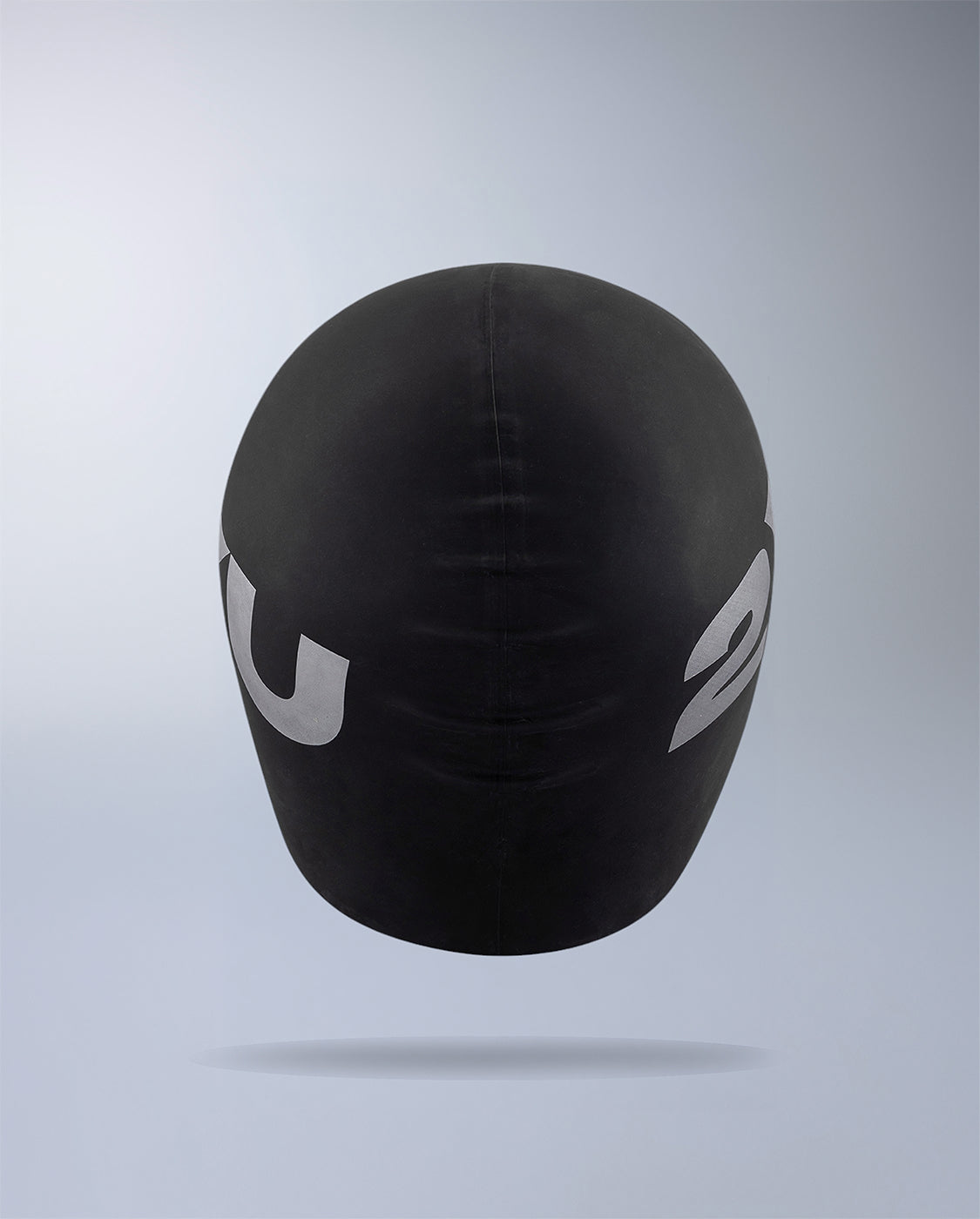 2xu-swim-race-silicone-swim-cap-badekappe-schwarz image 3