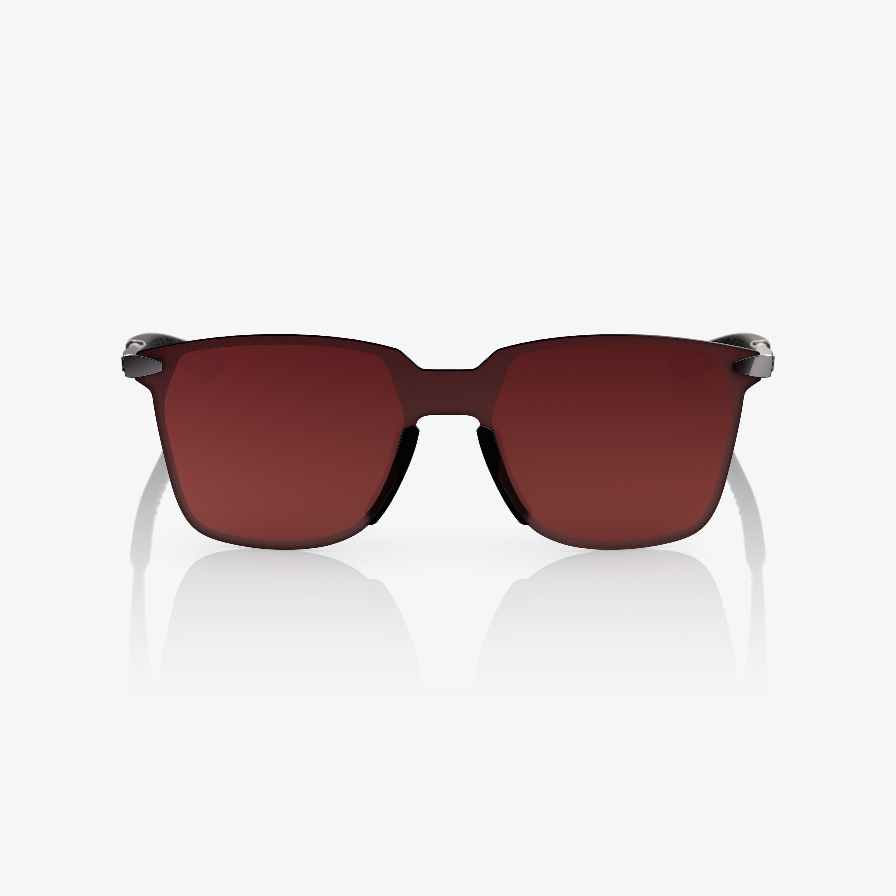 100-legere-square-polished-black-sonnenbrille-brown-red-gradient image 2