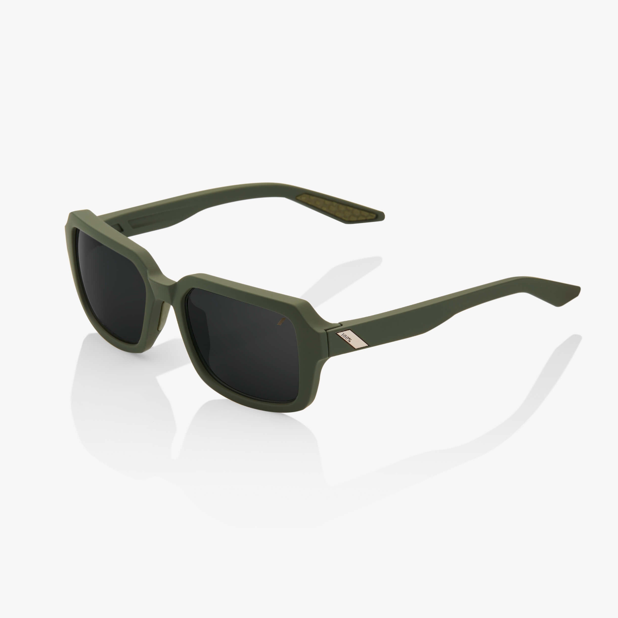 100-rideley-soft-tact-army-green-sportbrille-black-mirror image 1