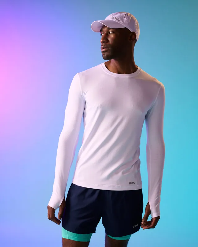 2xu-ignition-grid-base-layer-herren-white-metro-mint-thermo image 1