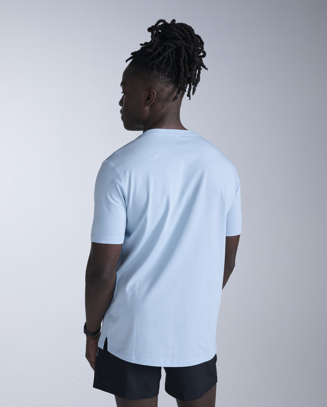 2xu-motion-cotton-flex-tee-herren-aqua-baumwolle image 2