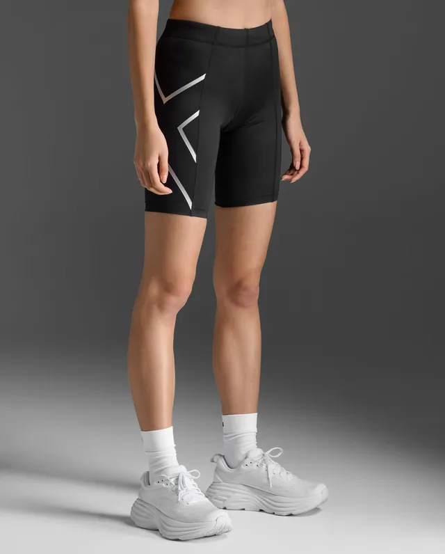 2xu-core-compression-short-damen-black-silver image 1