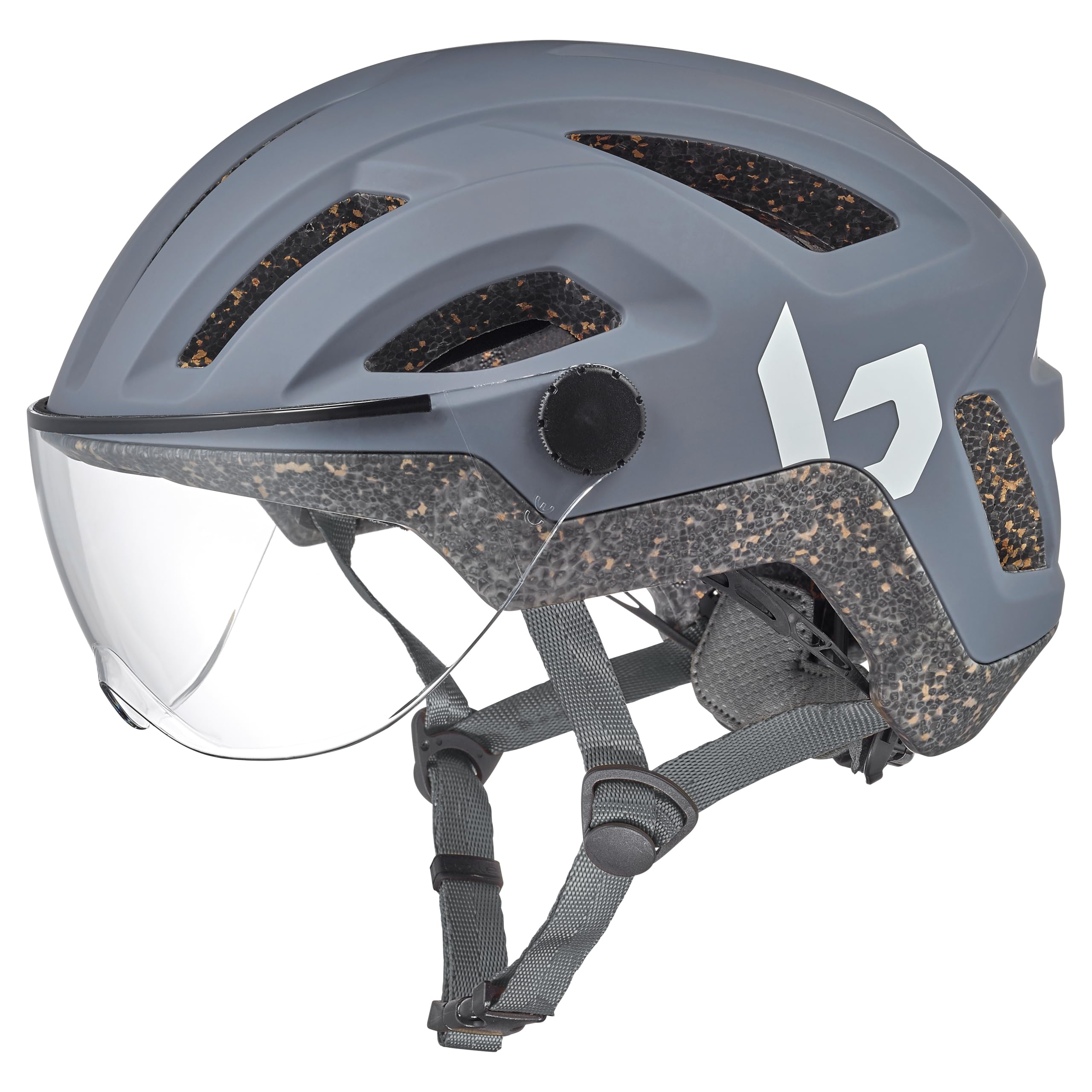 boll-react-visor-fahrradhelm-braun-s-mit-visier image 7