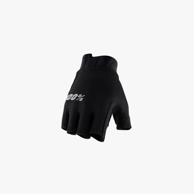 100-exceeda-damen-gel-kurzfinger-fahrradhandschuhe-schwarz image 1