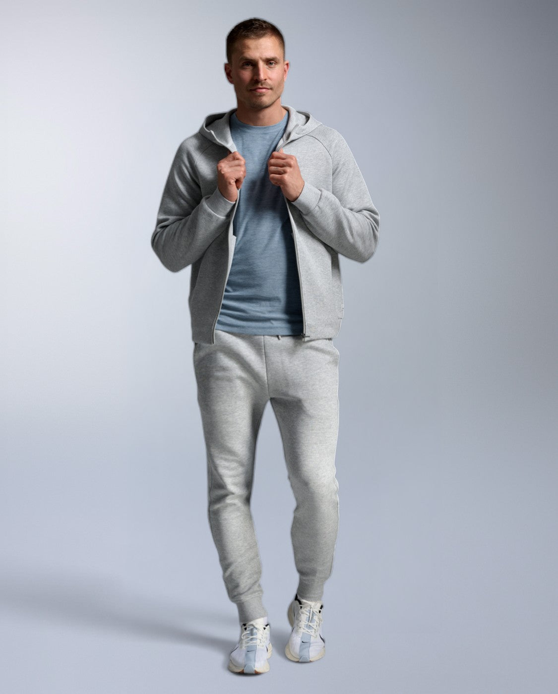 2xu-24-7-commute-spacer-trainingshose-grau-fleece image 7