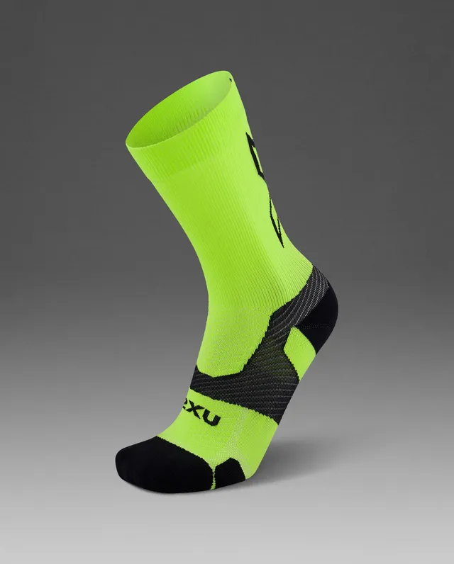 2xu-vectr-light-cushion-crew-laufsocken-volt image 1