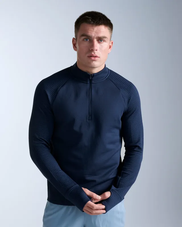 2xu-ignition-haptic-1-4-zip-laufshirt-midnight-silver image 1