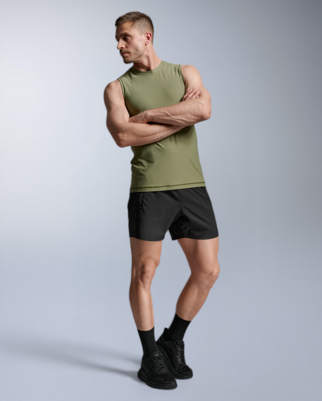 2xu-force-tech-tank-hunter-green-tank-top-herren image 6