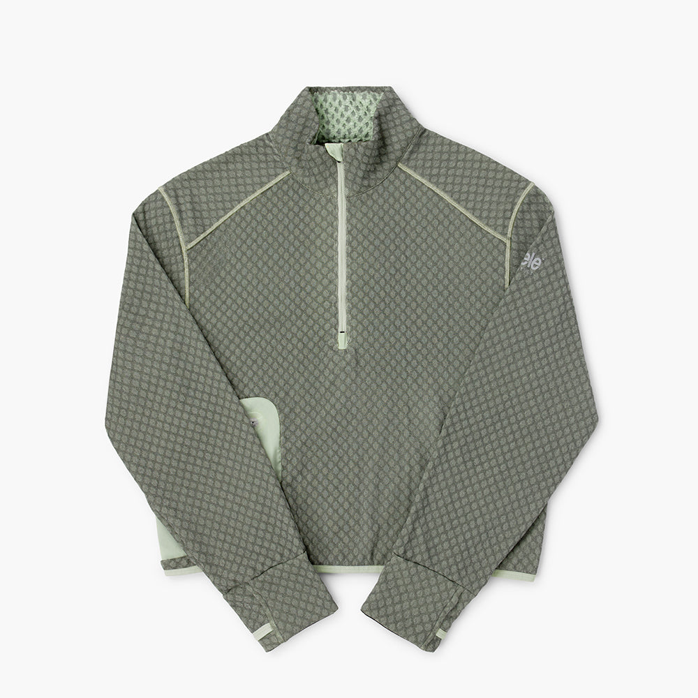 ciele-w-vlvhalfzip-lightmoss-damen-laufpullover-fleece image 1