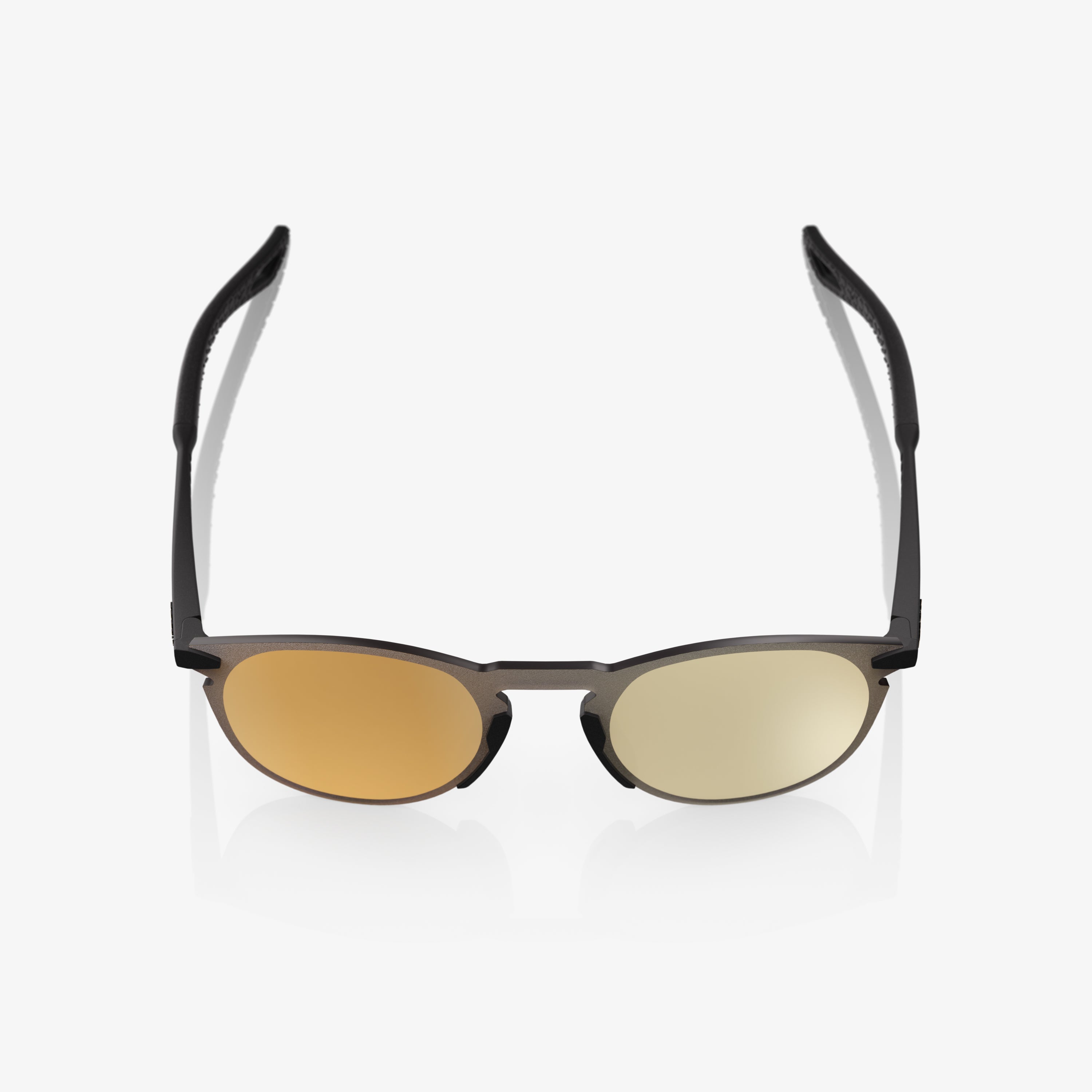 100-legere-round-sonnenbrille-matte-black-gold-24k image 4