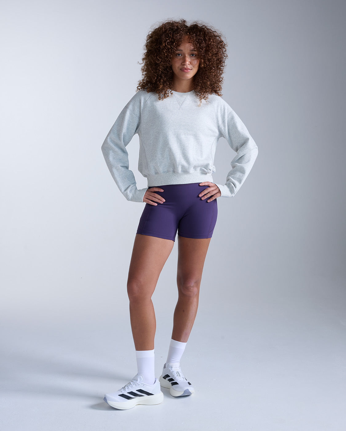 2xu-ez-organic-cotton-ribbed-crew-pullover-grey-marle-bio-baumwolle image 6