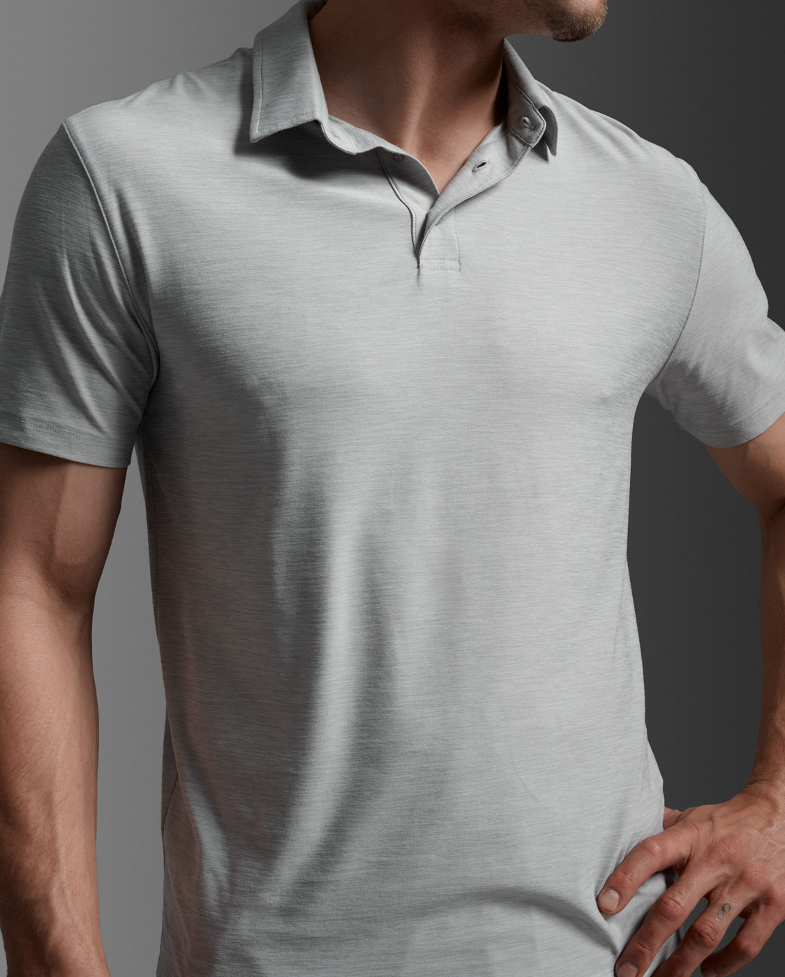 2xu-signature-polo-harbor-mist-poloshirt-regular-fit image 5
