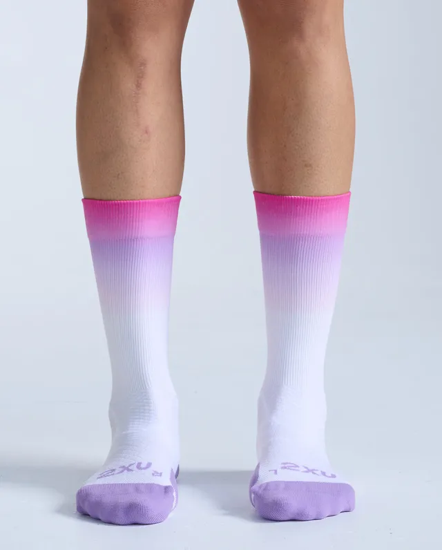 2xu-vectr-light-cushion-crew-socken-lila-kompression image 1
