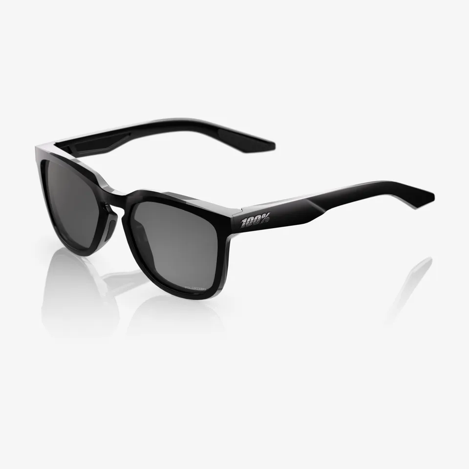 100-hudson-sonnenbrille-polished-black-grau-polarisiert image 1