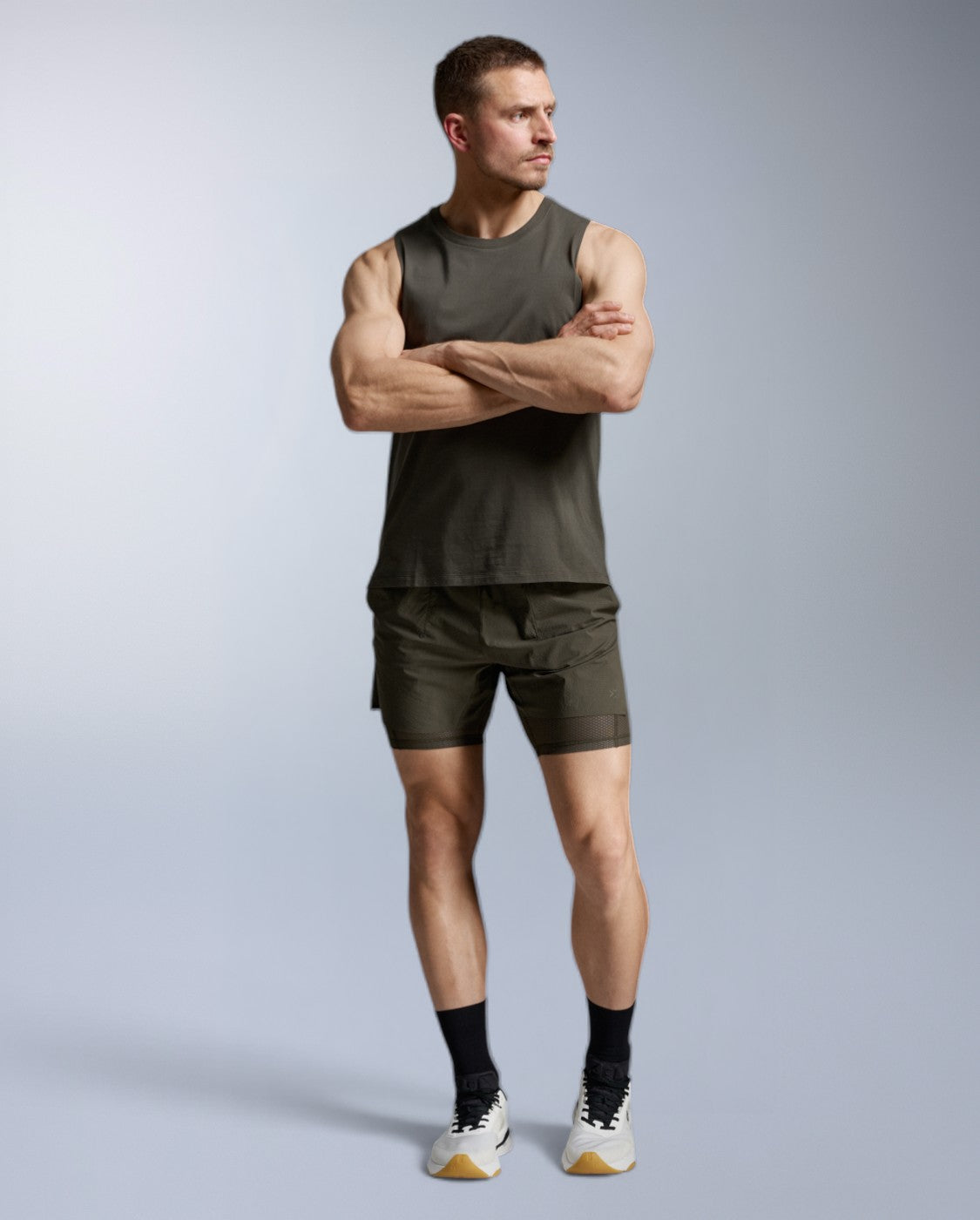 2xu-motion-cotton-flex-tank-top-herren-flint-atmungsaktiv image 6