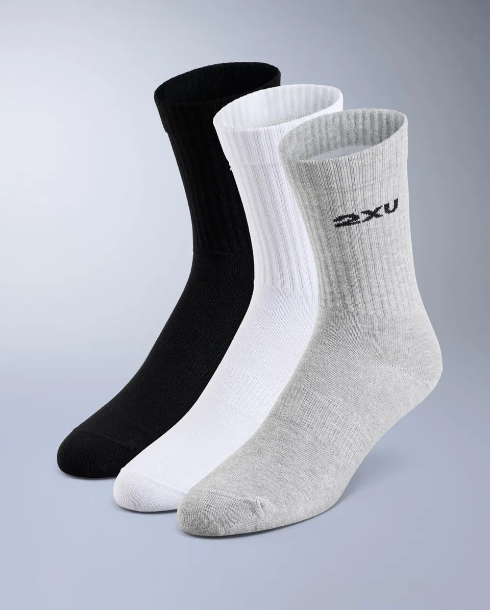 2xu-24-7-cotton-crew-socks-3-pack-three-colour-baumwolle image 1