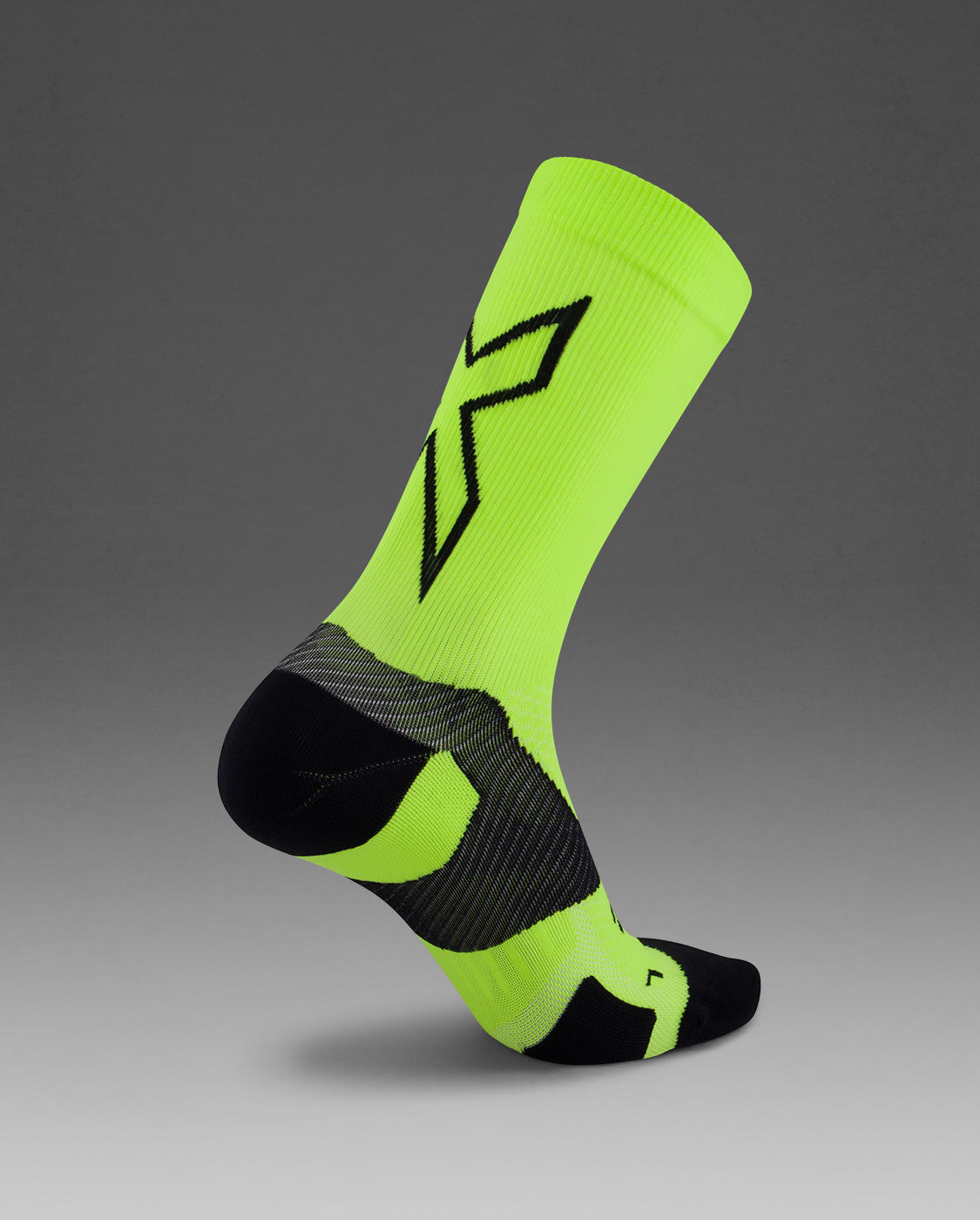 2xu-vectr-light-cushion-crew-laufsocken-volt image 4