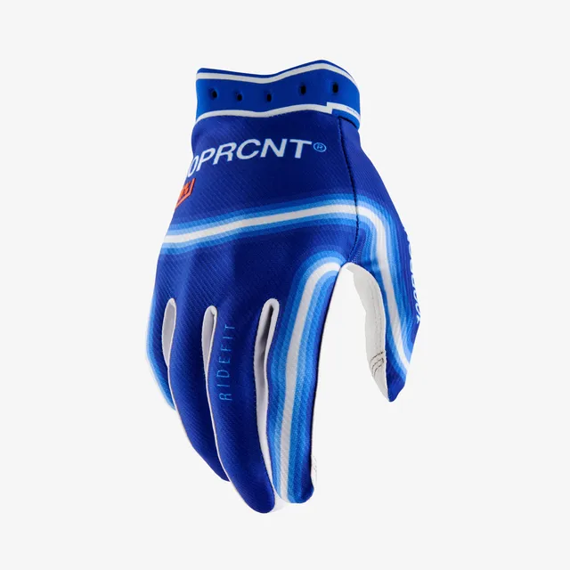 100-ridefit-handschuhe-electric-blue-atmungsaktiv image 1