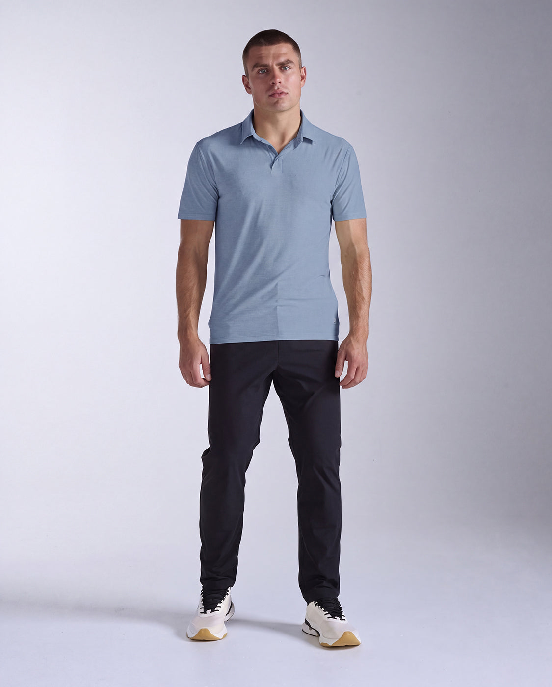 2xu-signature-soft-jersey-polo-herren-blue-shade-blue-shade-stretch image 2