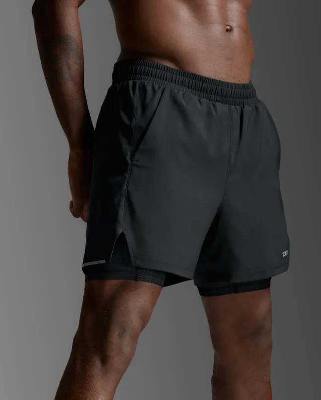 2xu-aero-mesh-2-in-1-5-inch-shorts-herren-schwarz image 1