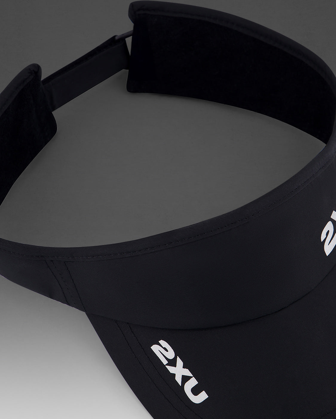 2xu-aero-run-visor-laufcap-schwarz-unisex-leicht image 4