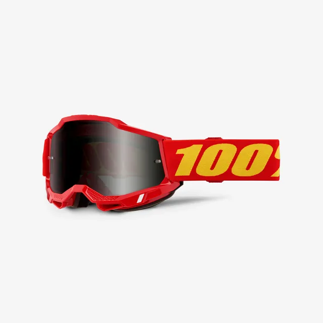 100-accuri-2-sand-goggle-red-smoke-motocrossbrille image 1