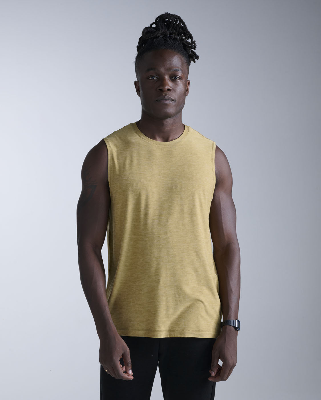 2xu-signature-tank-tanktop-herren-khaki-khaki image 1