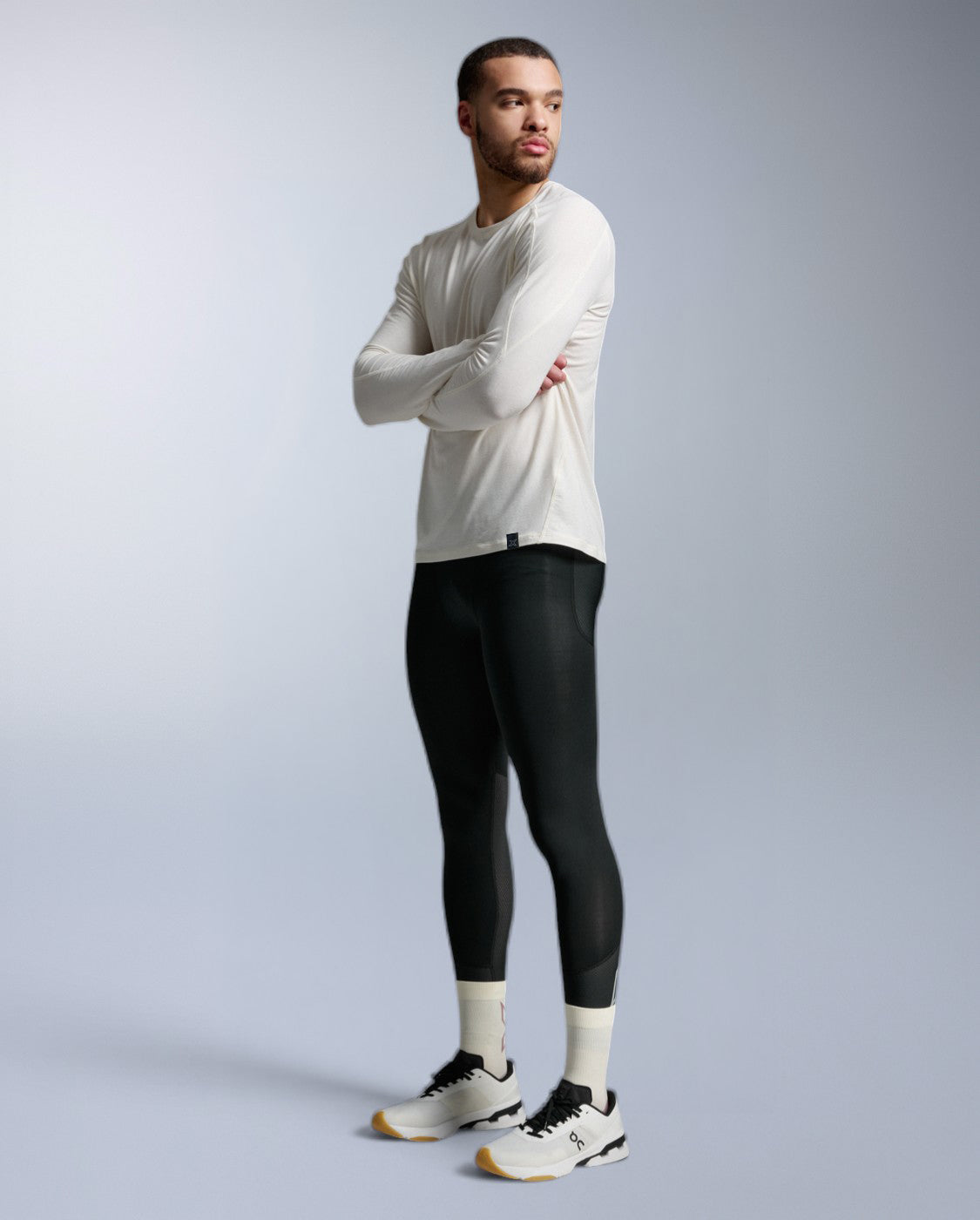 2xu-ignition-wool-langarmshirt-chalk-chalk image 5