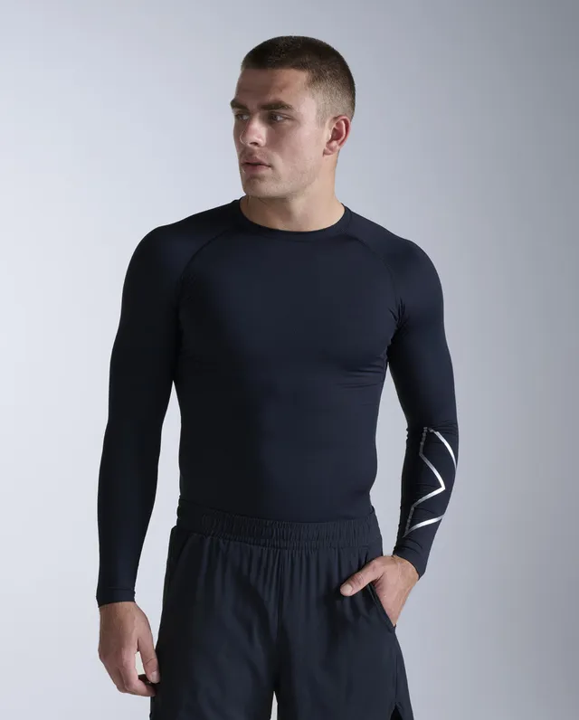 2xu-core-compression-langarm-shirt-black-herren image 1