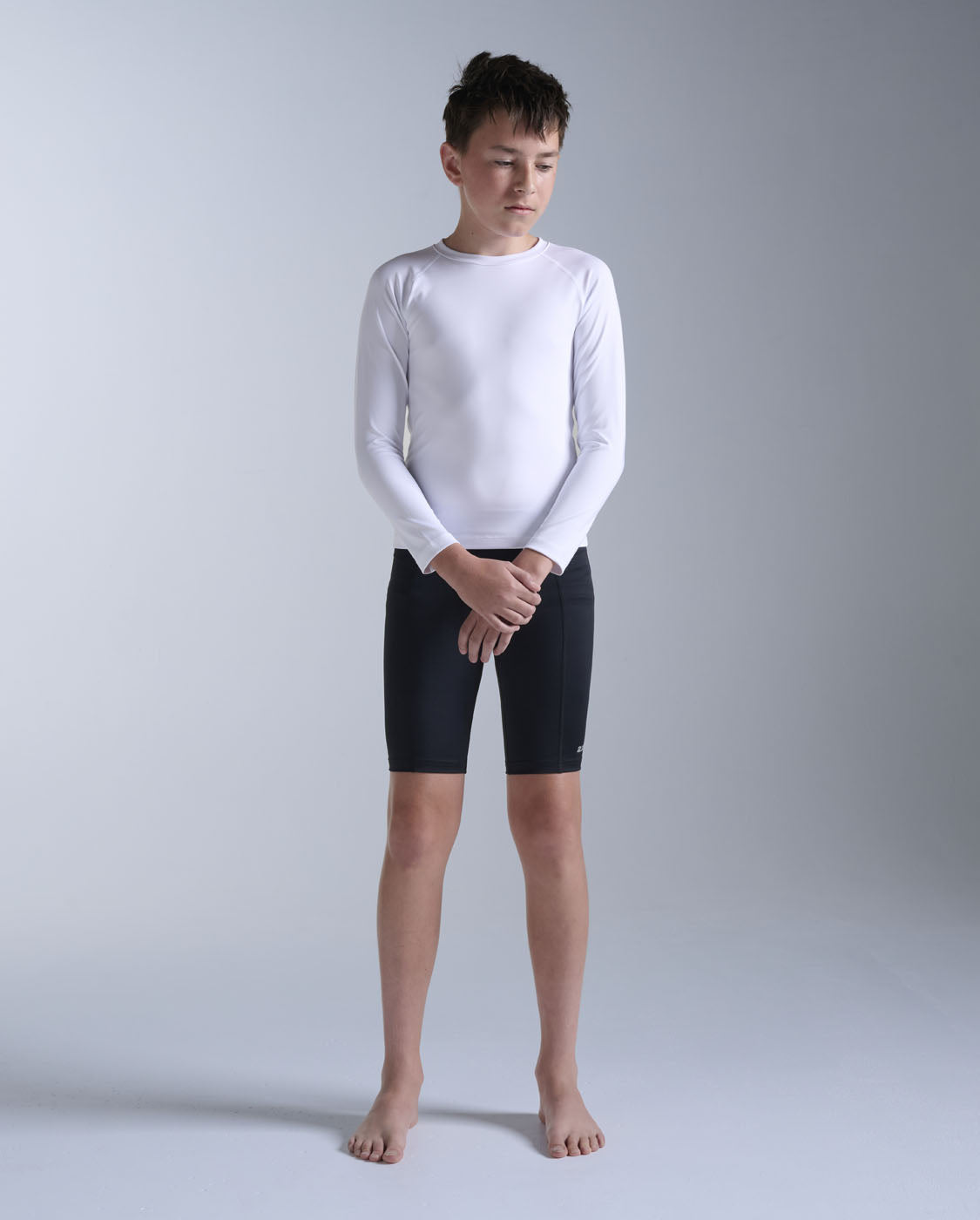 2xu-core-youth-compression-langarmshirt-wei-kinder image 1