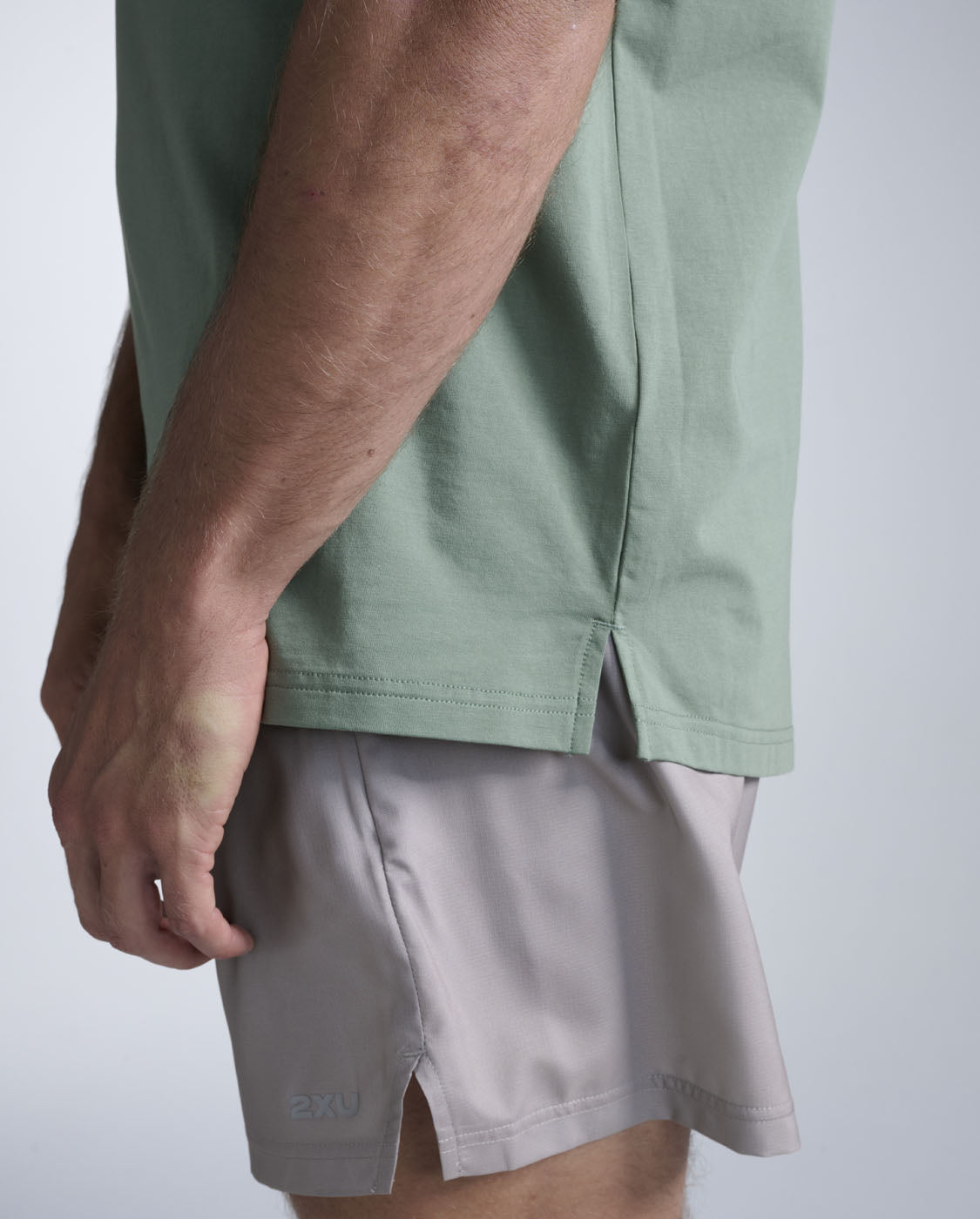 2xu-motion-cotton-flex-tee-herren-fern-baumwolle image 5